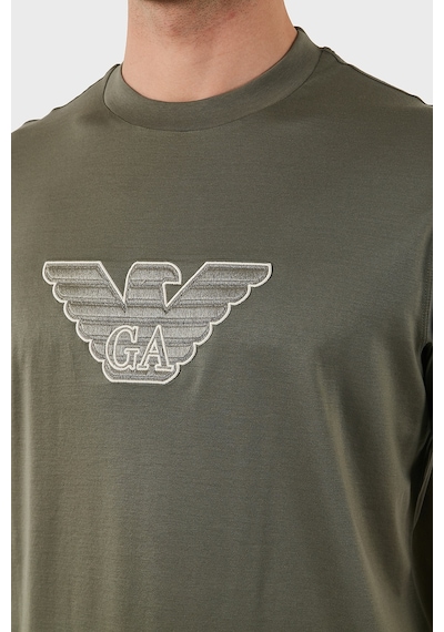 Emporio Armani Erkek T Shirt Em001033 Af10017 M8129 Haki Haki
