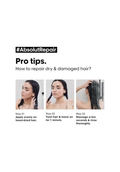 L'oréal Professionnel Paris Serie Expert Absolut Repair Yıpranmış Saçlar Için Onarıcı Maske 250ml