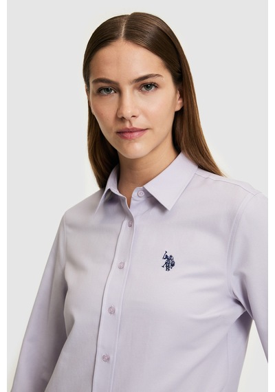 U.s. Polo Assn. Kadın Lila Gömlek Basic 50324791-vr034