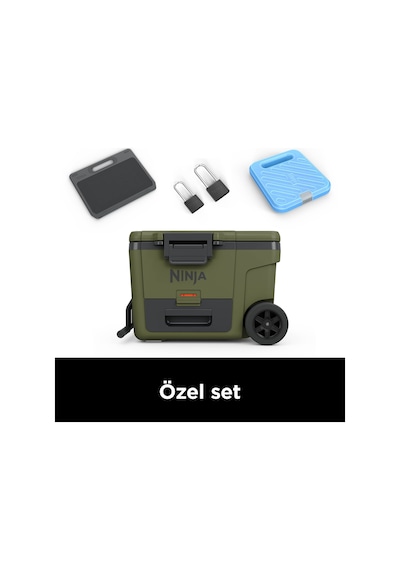 Ninja Frostvault Tekerlekli Cooler 42 Litre - Haki