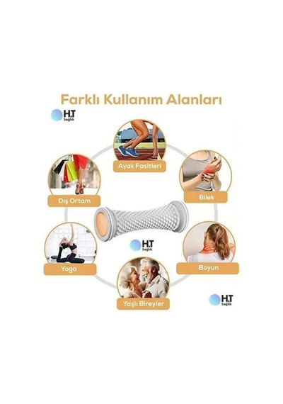 Ht  Ayak Masaj Aleti Masaj Ve Plantar Fasiit Rulosu Kas Gevşetici Fitness Yoga