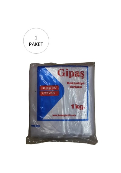 Jenerik Bakkaliye Naylon Torba 2'kg Lık 23x36 Cm 1 Paket Takriben 260 Adet
