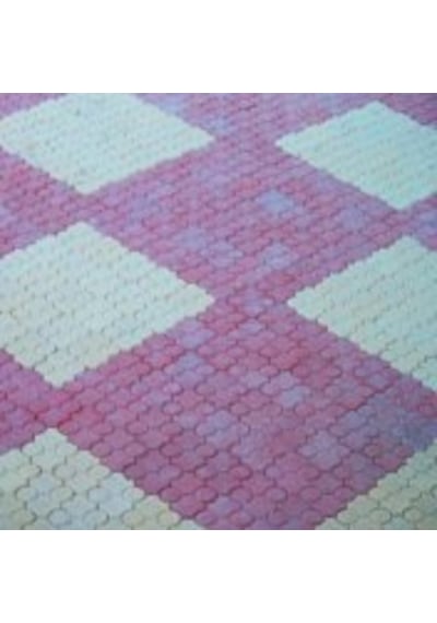 Plastik Parke Taşı Kalıbı Tekli Yonca Dikey 1/2 6 Cm (10 Adet)