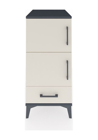 Kronos Komodin 4 Raflı Tek Çekmeceli Tek Kapaklı 44x59x96 Antrasit-aytaşı Antrasit Kronos Komodin 4 Raflı Tek Çekmeceli Tek Kapaklı 44x59x96 Antrasit-aytaşı Antrasit