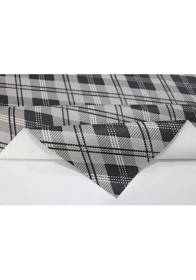 Astarlı Silinebilir Pvc Muşamba Masa Örtüsü 1202-4-gri