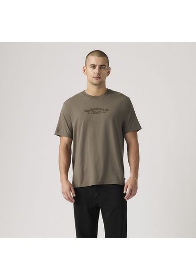 Levi's Lse Ss Relaxed Fıt Tee Serıf Ls Co 1 Bunkahverengi Kahverengi
