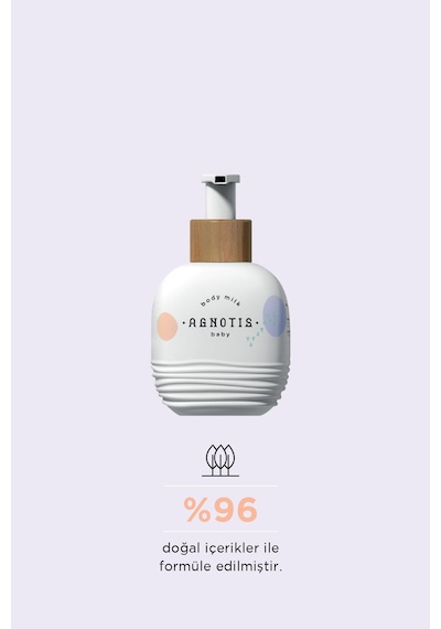 Agnotis Baby Bebekler Için Doğal Içerikli Vücut Sütü 200 ML
