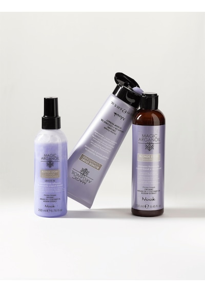 Nook Blonde Story Sarı Gri Saçlar Argan Kuşburnu Özlü Durulanmayan 2 Fazlı Parlaklık Saç Spreyi 200ml