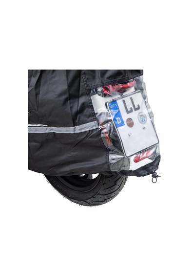 Vespa ET4-LX-PX-Primavera-Sprint Branda Dış Mekan *Siyah* (Top Case ve Cam uyumlu) L / SIP