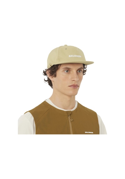 Salomon Salomon Logo Flat Cap Unisex Bej Şapka De5 Bej
