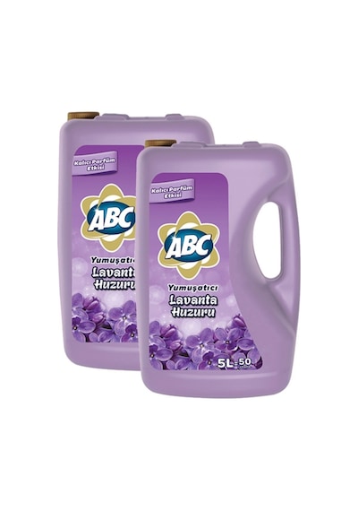 Abc Çamaşır Yumuşatıcı Lavanta Huzuru 5 Litre 2 Adet