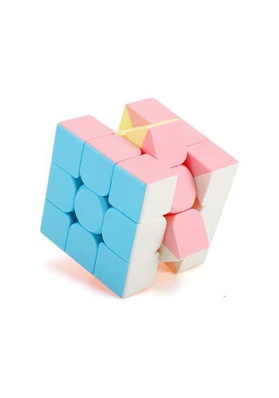 Siyah Gökkuşağı Bulmaca Topu ,speed Cupe Küp Zeka Küpü 3x3 Pastel Renkler Hız Küpü 2 Li Set Eğitici Zeka Oyunu