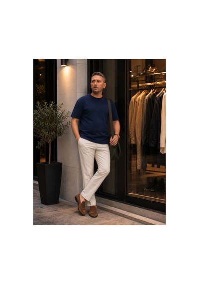 Modi Green Premium Oysho Regular Oversize Unisex Sıfır Yaka Kısa Kollu Tişört - Lacivert Modi Green Premium Oysho Regular Oversize Unisex Sıfır Yaka Kısa Kollu Tişört - Lacivert