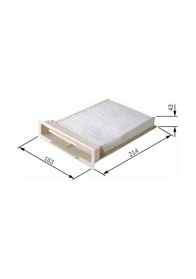 SARDES SC733 Polen Filtresi 107 05- / C1 05-