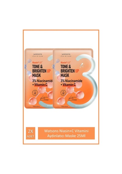 Watsons Niasin+c Vitamini Aydınlatıcı Maske 25ml 2x
