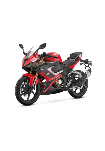 Rks Qj Motor Kırmızı Srk 125r Sol Ön Kafa Yan Tasarım S