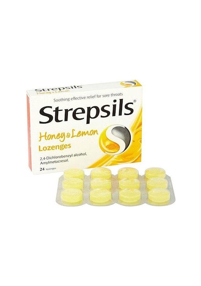 Strepsils Bal ve Limon Aromalı Pastil 24 Pastil