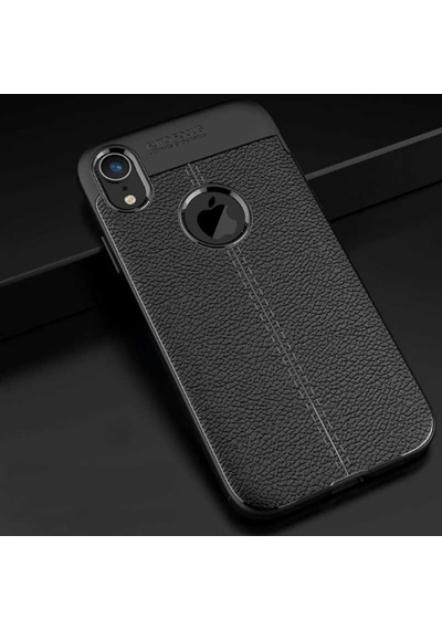 Apple Uyumlu iPhone XR 6.1 Kılıf Zore Niss Silikon Kapak-Siyah