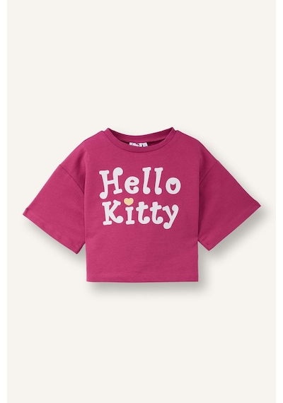 Defacto Hello Kitty Oversıze Tişört Kız Bebek H0674a526smpn73 Pembe-pn73