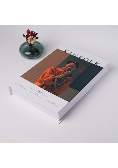 Bak Gel Al Kitap Görünümlü Dekoratif Kutu, Iskandinav Tarzı Gizli Saklama Kutusu Kınfolk