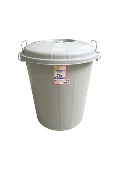 Sağlam Çöp Kovası Battal 35 Lt. Kilitli 240 Çok Renkli