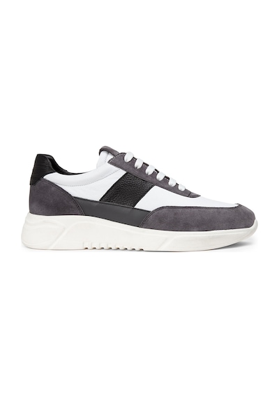 Deery Hakiki Deri Gri Erkek Sneaker Ayakkabı - 01963Mgrıe01 Gri