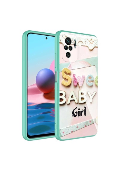 Xiaomi Poco M5s Kılıf Kamera Korumalı Desenli Sert Silikon Zore Epoksi Kapak NO5