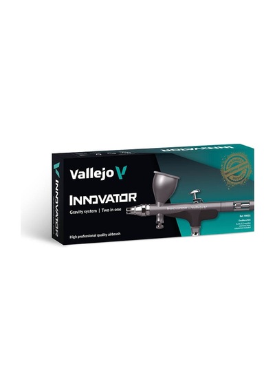 Vallejo 90001 Innovator Çift Hamleli Double Action 0.2 ve 0.3 MM Memeli 9 ML Hazneli Boya Tabancası Vallejo 90001 Innovator Çift Hamleli Double Action 0.2 ve 0.3 MM Memeli 9 ML Hazneli Boya Tabancası