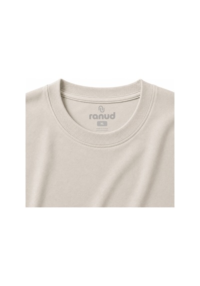 Ranud Erkek Oversize Fit 2'li Tişört Paketi,%100 Pamuk, Yumuşak Fırçalı Kumaş, Oeko-tex Sertifikalı Taş + Ekru Ranud Erkek Oversize Fit 2'li Tişört Paketi,%100 Pamuk, Yumuşak Fırçalı Kumaş, Oeko-tex Sertifikalı Taş + Ekru