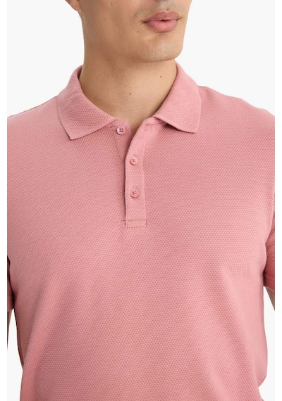 Defacto Slim Fit Dar Kesim Polo Yaka Kısa Kollu Pamuklu Modal Karışımlı Basic Düz Tişört M6609az25spbr103 Pembe Defacto Slim Fit Dar Kesim Polo Yaka Kısa Kollu Pamuklu Modal Karışımlı Basic Düz Tişört M6609az25spbr103 Pembe