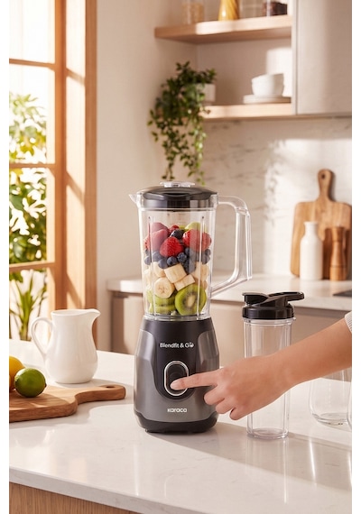 Karaca Blendfit Go Smoothie 550 W 1.6 L Blender Set