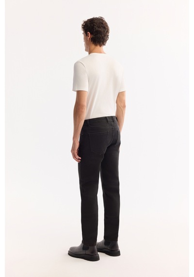 Avva Erkek Kahverengi Klasik Bel Pamuklu Eskitme Yıkamalı Berlin Slim Fit Jean Pantolon A52y3501 Kahve