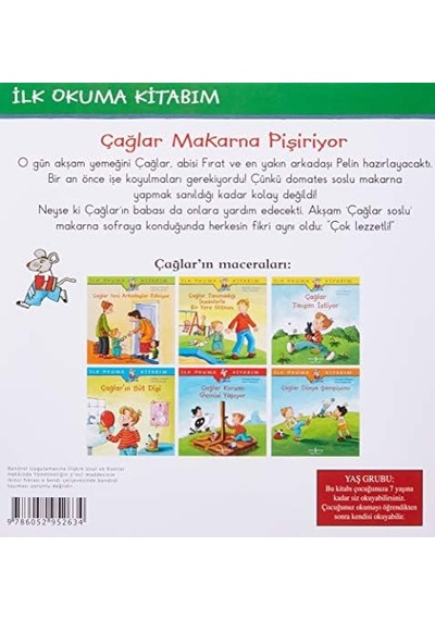 Çağlar Makarna Pişiriyor: İlk Okuma Kitabım