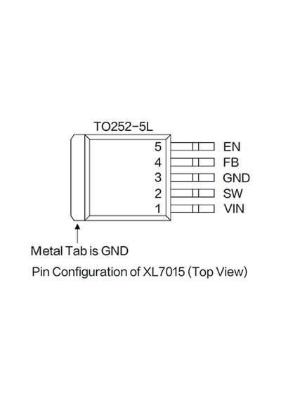 Xl7015 100v 0.8a 150khz Voltaj Düşürücü Entegre Voltaj Ayarlanabilir Güç Kaynağı Step Down Buck Dc