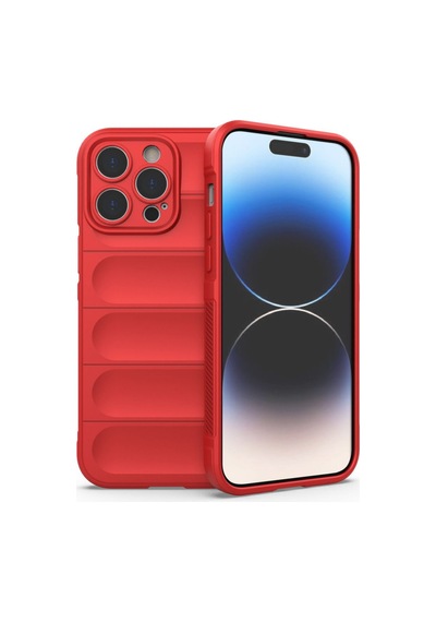 Apple iPhone  Uyumlu,  14 Pro Kılıf Optimum Silikon - Kırmızı
