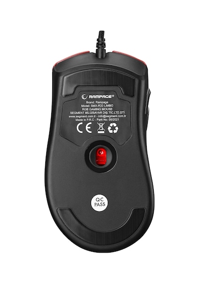 Rampage SMX-R33 Limbo Kablolu Makrolu RGB Optik Oyuncu Mouse