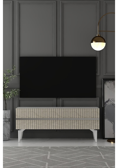 120dhdts5btg Tedy Lazer Pleksi Desenli Tv Sehpası Beyaz-traverten-gümüş 120dhdts5btg Tedy Lazer Pleksi Desenli Tv Sehpası Beyaz-traverten-gümüş