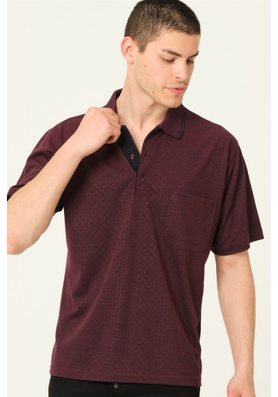 T0732 Dewberry Erkek T-shırt-bordo Bordo