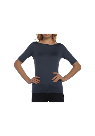 Bulalgiy Kadın Lacivert Basic Tişört - Bga782163 Lacivert