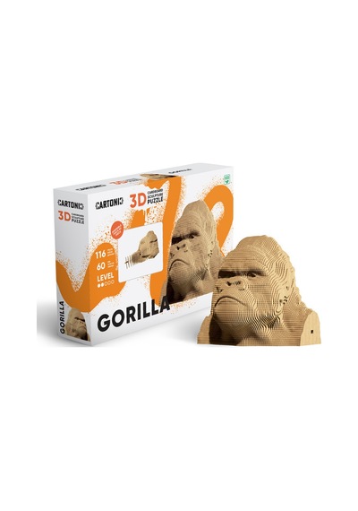 Cartonic 3d Puzzle - Gorılla