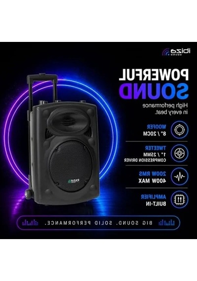 Taşınabilir Hoparlör, 400w Güç, Uzaktan Kumanda Ve Bluetooth Özellikleriyle
