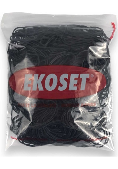 Ekoset 500 Adet 70 MM Siyah Para Lastiği