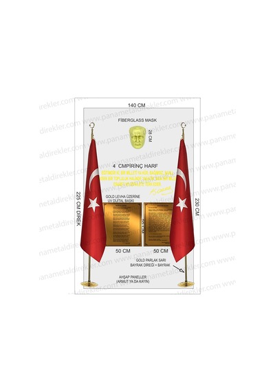 Atatürk Köşesi Seti Poz Model 06