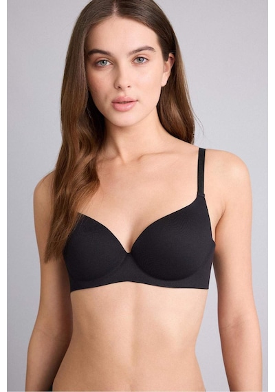 Defacto Micro Kaplı Yarım Dolgulu Balensiz Tişört Bra G9518ax26smbk81 Siyah-bk81