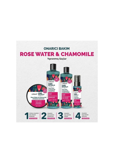 Lexroo Kind Rituals Rose Water Chamomile Saç Bakım Maskesi 230 Ml