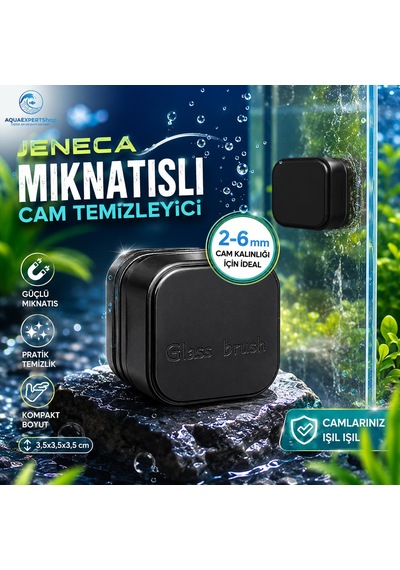 Akvaryum Mıknatıslı Cam Temizleyici - 2-6 Mm Arası Akvaryum Camları İçin Etkili Temizlik - Güçlü Tutunma