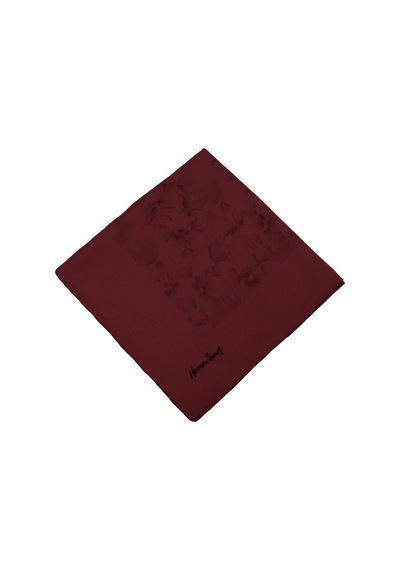 Harem Scarf Viskon Eşarp - Gold Derin - Bordo Bordo