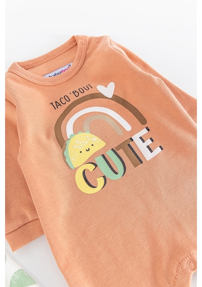 Babymod Figürlü Uzun Kollu 2'li Kız Bebek Tulum Takım 001