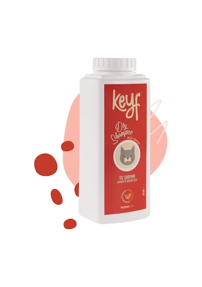 Keyf Kediler için Lavanta Kokulu Kuru Şampuan 125 G