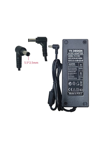 12v 10a Standart Uç Adaptör 5.5 2.5mm 12 Volt 10 Amper Ac-dc Adaptör